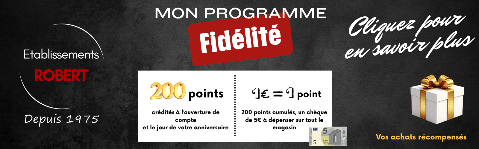 Slider Programme Fidélité Programme Fidélité