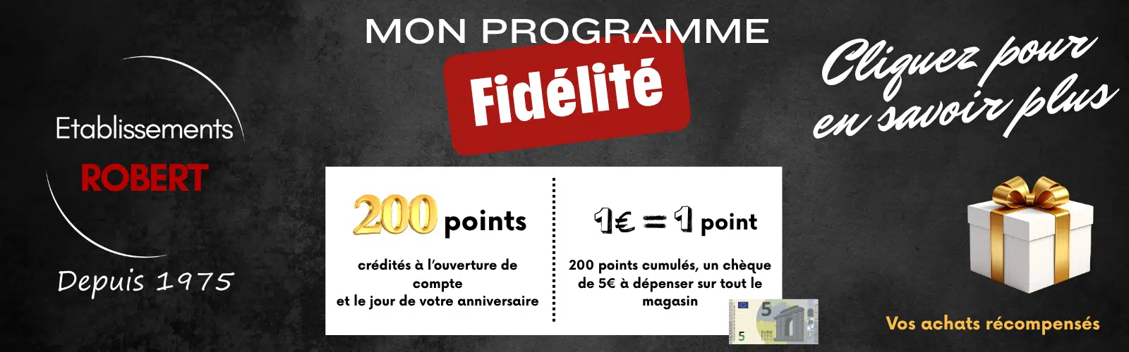 Slider Programme Fidélité Programme Fidélité