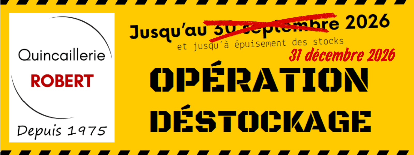Déstockage été 2026
