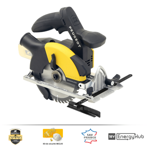 Scie circulaire Brushless Peugeot 165 mm (Sans batterie ni chargeur)