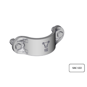 Demi bride ronde nue Ø 102mm Jourdain