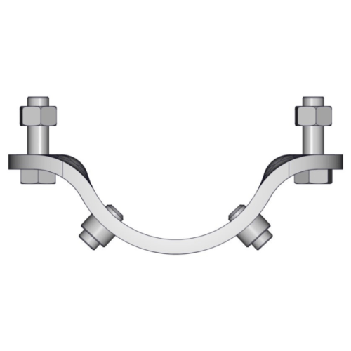 Demi bride ronde nue anti rotation Ø 102mm Jourdain – Image 2
