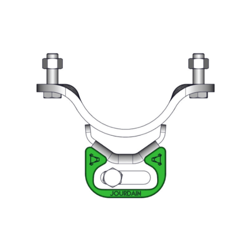 Demi bride ronde surlock simple SV Ø 102mm Jourdain – Image 2