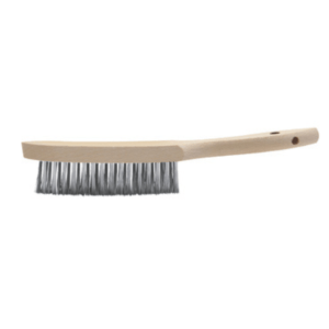 Brosse angle acier 3 rangs - manche bois GYS