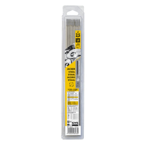 11 Électrodes rutiles E6013 Ø 2,5 GYS