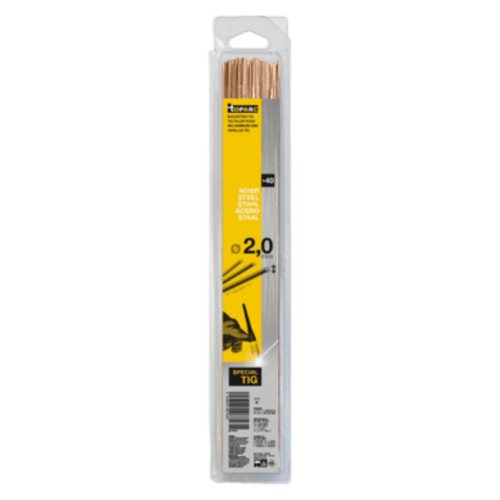 40 Baguettes acier ER70S-6 / W3Si1 Ø 2,0 GYS