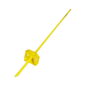 Piquet fer jaune 1.20m Lacmé