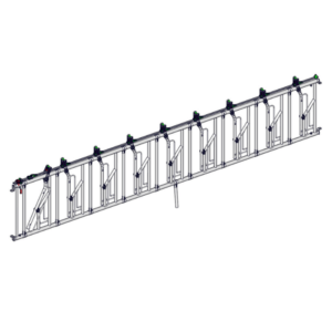 Panneau Axial II Reg de 9 places / 6m L. 5.70m Jourdain