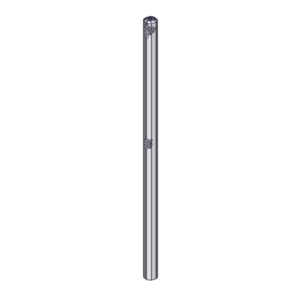 Poteau trèfle 1D Ø 102mm L. 2.13m Jourdain