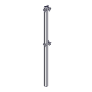 Poteau trèfle 3D Ø 102mm L. 2.13m Jourdain