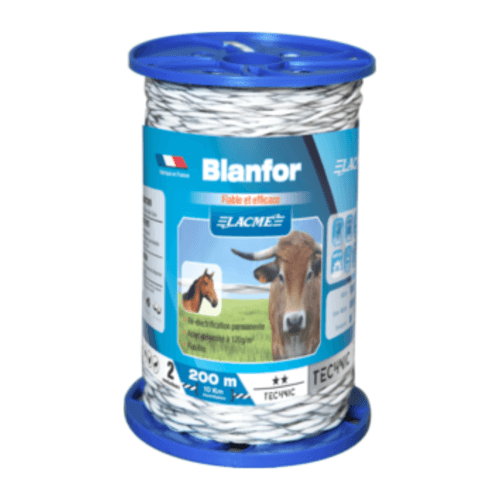 Bobine fil BLANFOR 200m Lacmé