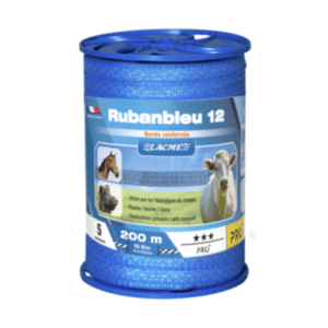 Bobine Ruban Bleu 12mm 200m Lacmé