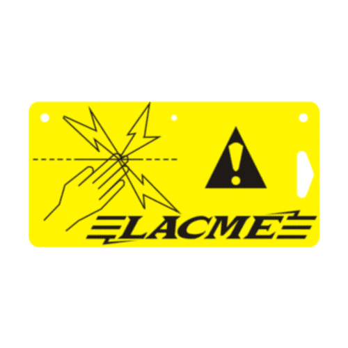 Plaque signalétique clôture Lacmé