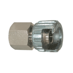 Blister raccord 915 - 1/4 F-1/4 M + écrou fraisé Lacmé