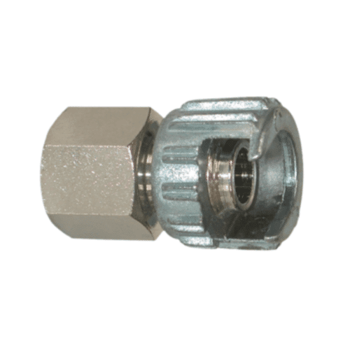 Blister raccord 915 - 1/4 F-1/4 M + écrou fraisé Lacmé