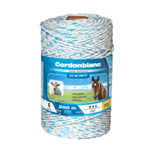 Bobine fil Cordonblanc 200m Lacmé